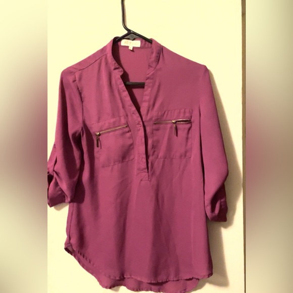 Medium blouse color purple - Picture 1 of 4